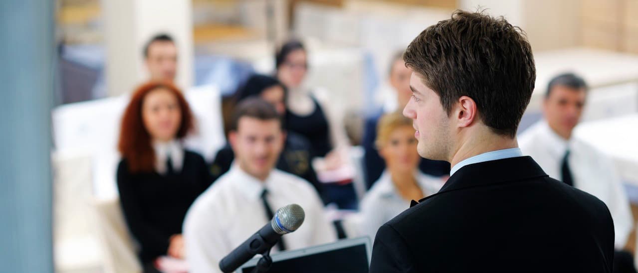 Executive presentation skills training